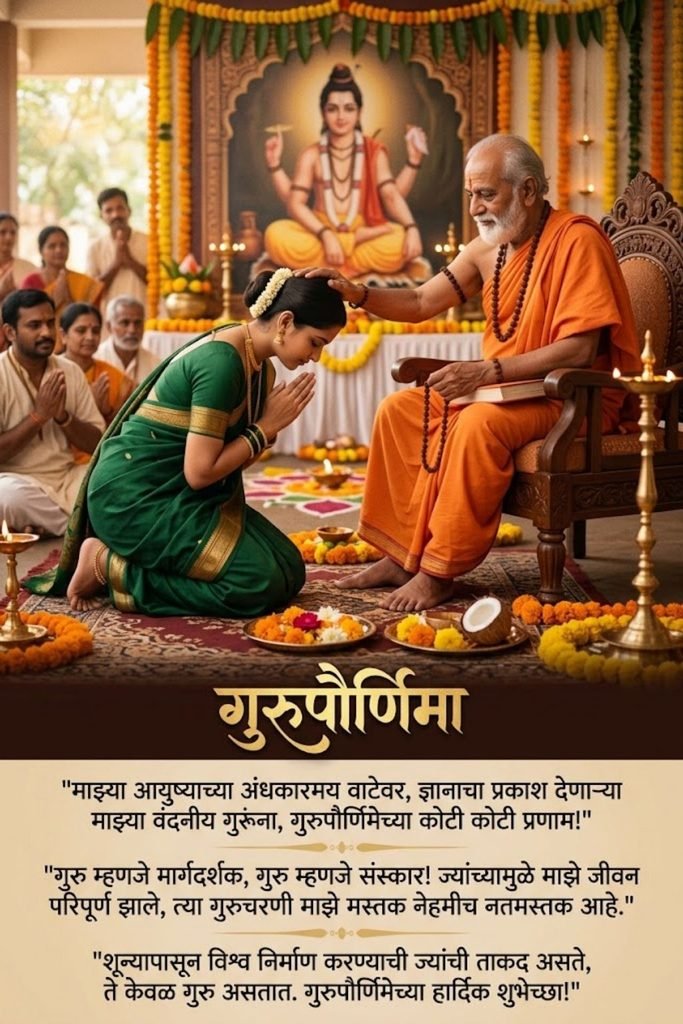 Emotional Guru Purnima Captions in Marathi