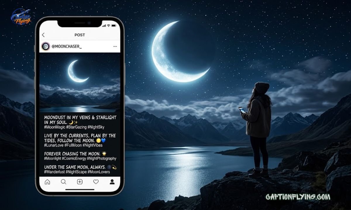 210+ Best Moon Captions for Instagram Beautiful, Aesthetic, Romantic & Moon Lover Captions 
