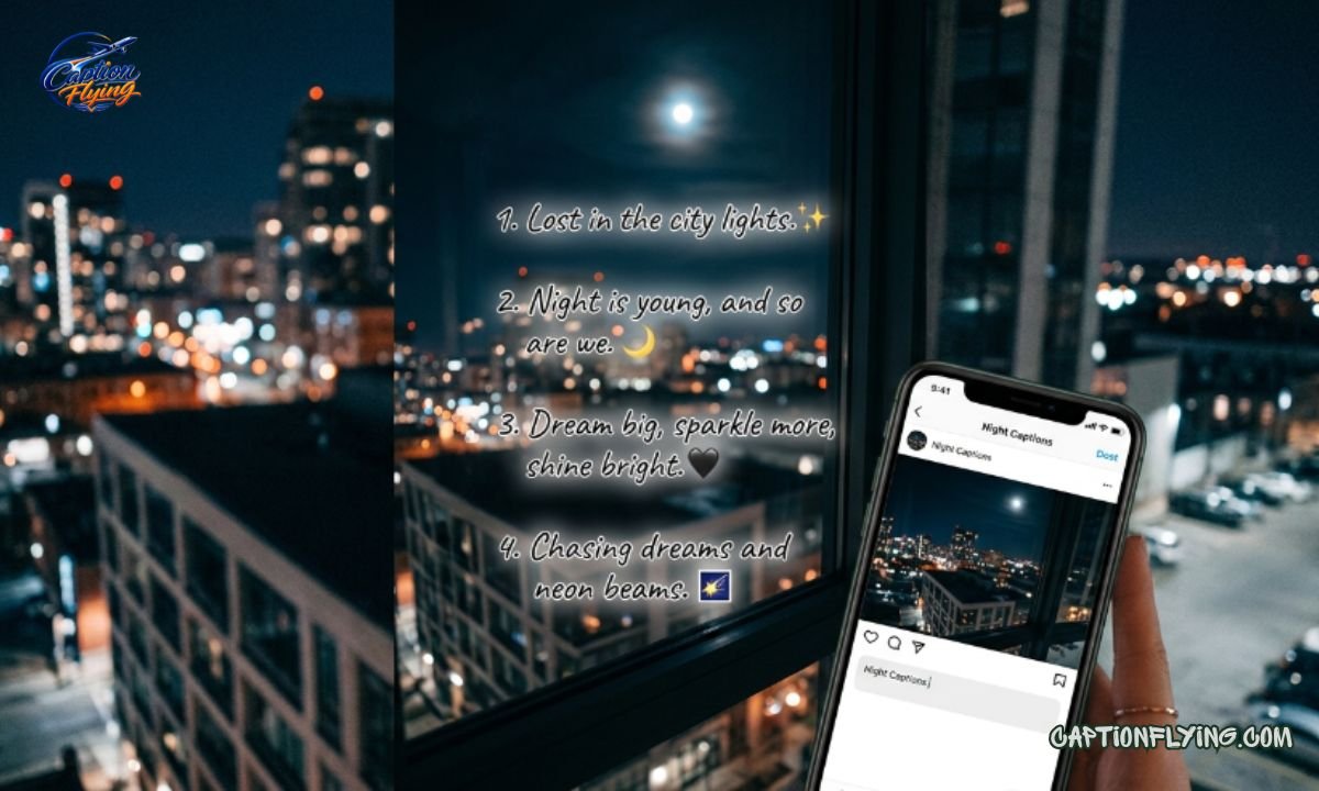 210+ Best Night Captions for Instagram | Cool, Cute & Romantic