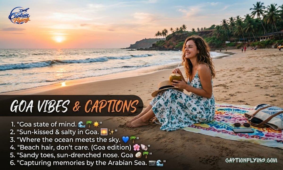 220+ Best Goa Captions for Instagram | Beach, Travel, Fun & Aesthetic Captions 