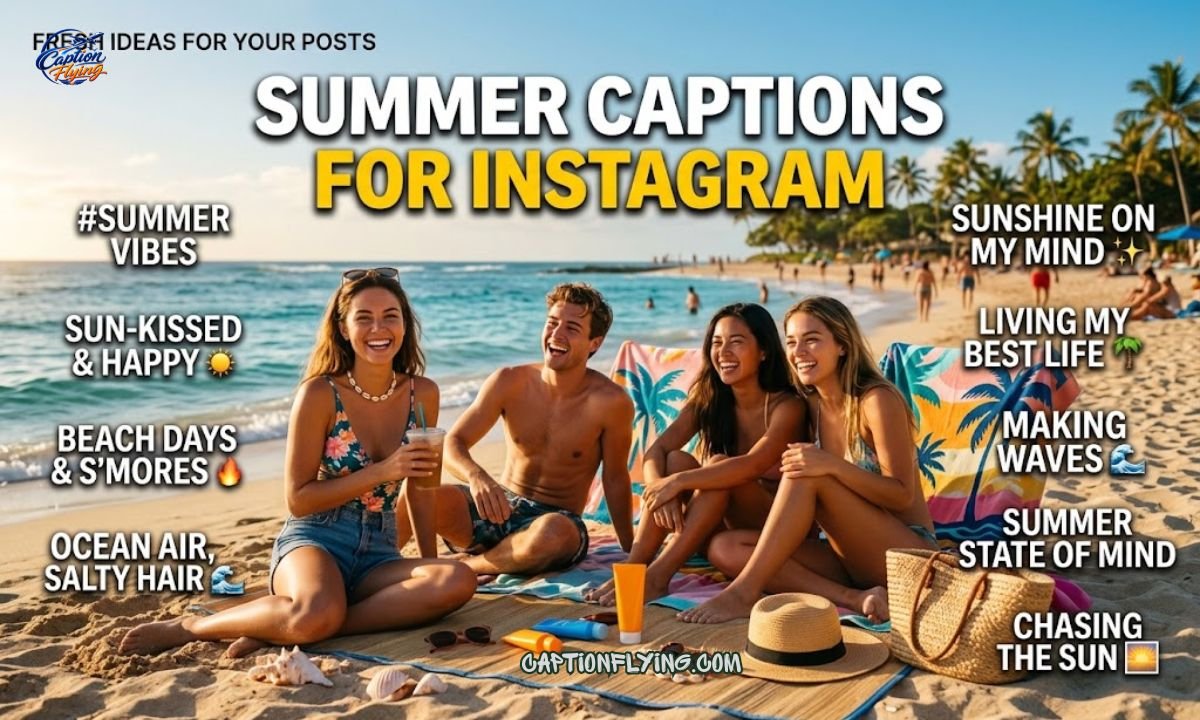 220+ Summer Captions for Instagram | Best Beach, Vacation & Sunny Captions 