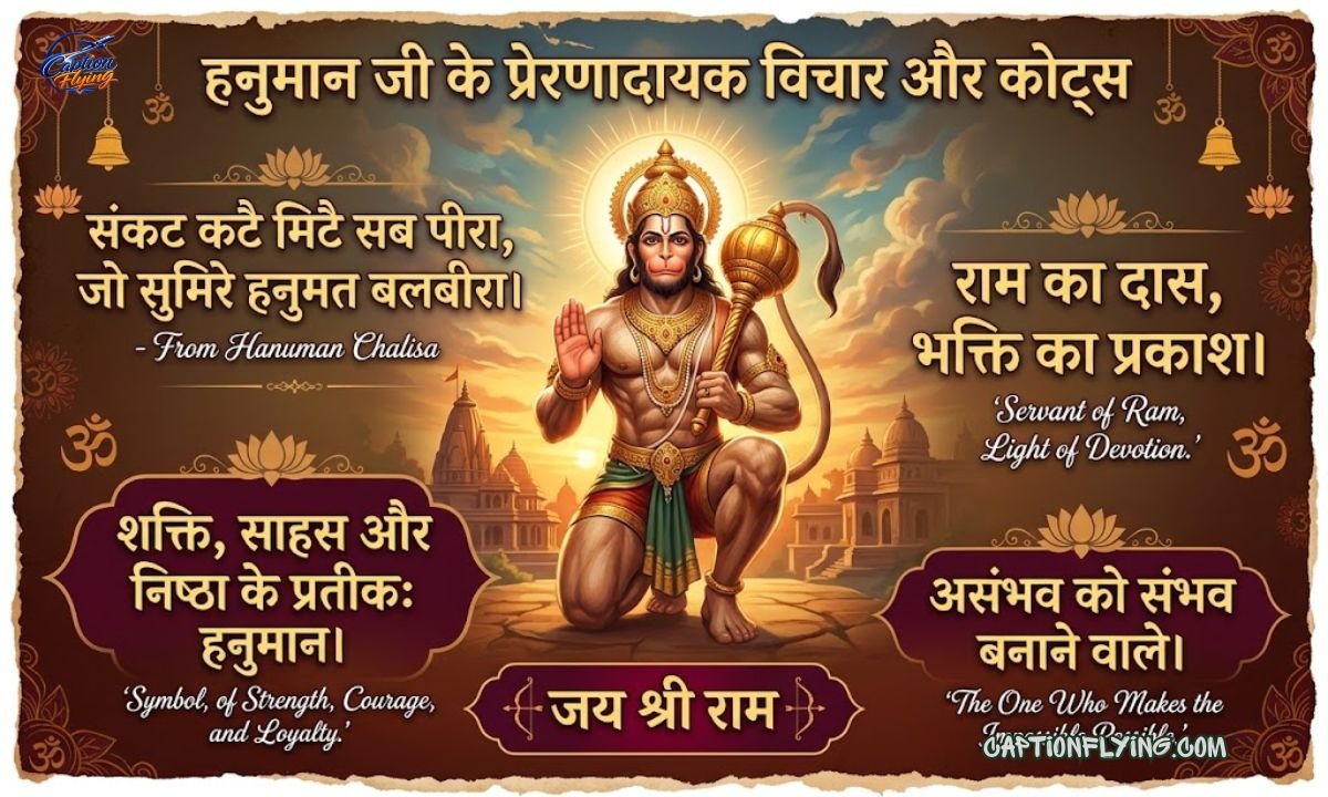 230+ Best Hanuman Ji Captions and Quotes | Powerful, Devotional & Inspirational
