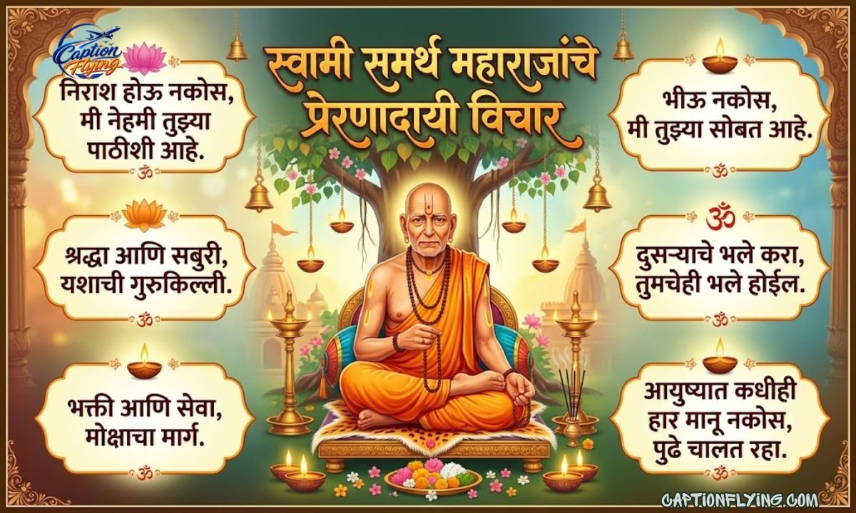 230+ Best Swami Samarth Quotes in Marathi | Inspirational, Spiritual, Motivational & भक्तिमय सुविचार