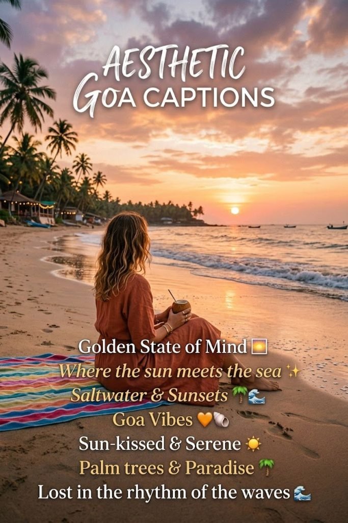 Aesthetic Goa Captions