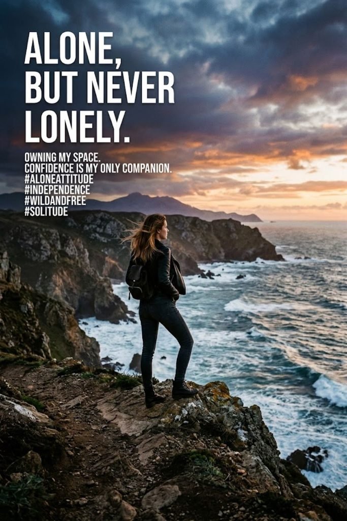 Alone Attitude Captions for Instagram