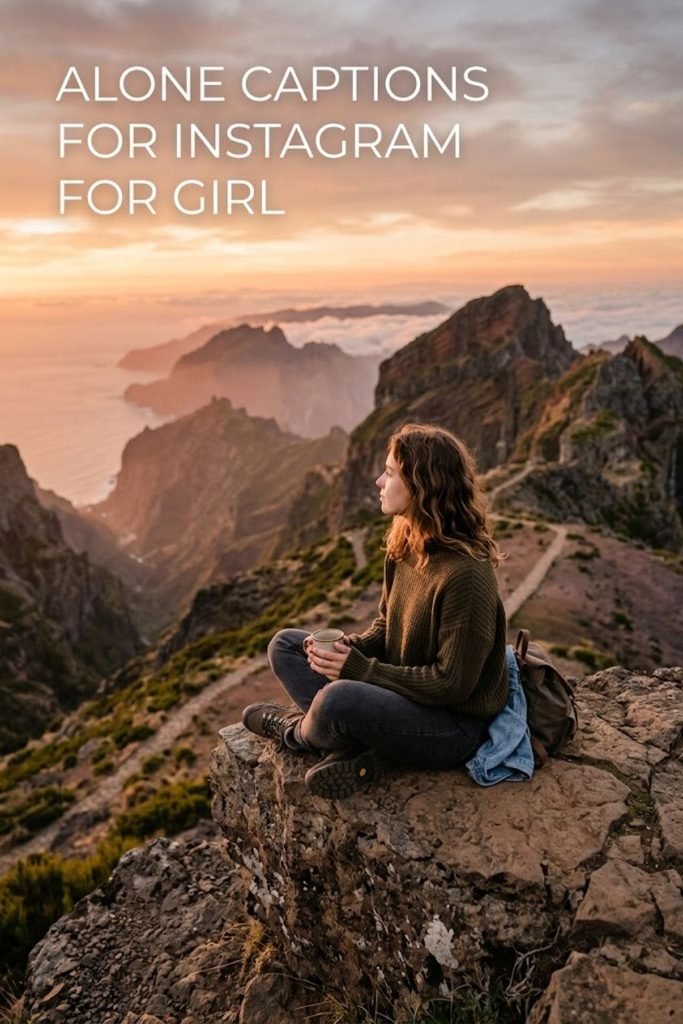 Alone Captions for Instagram for Girl