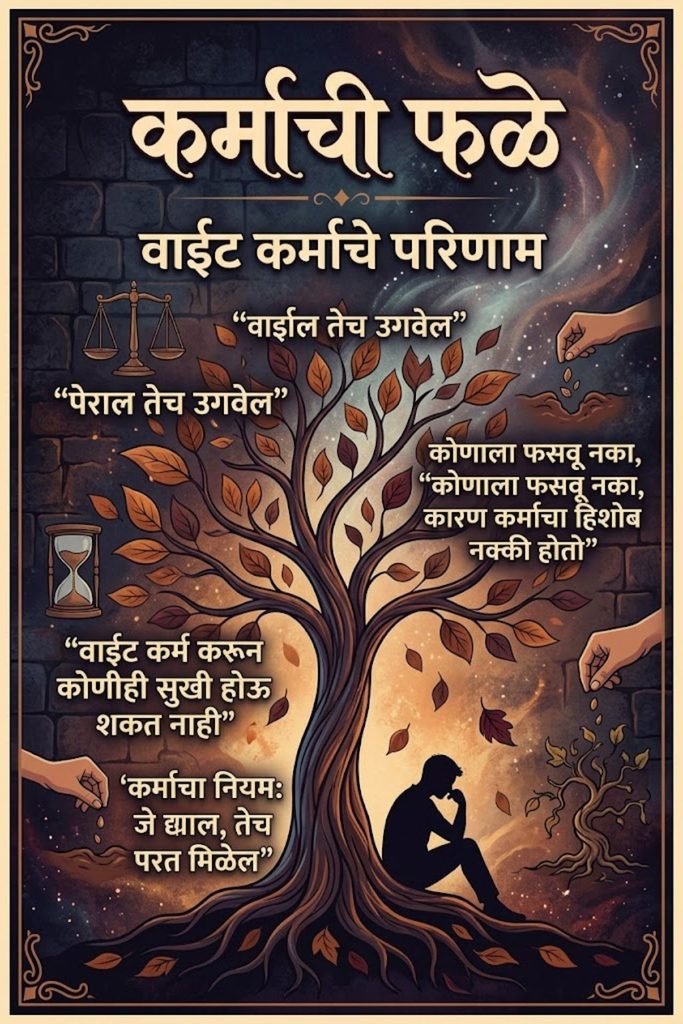 Bad Karma Quotes in Marathi