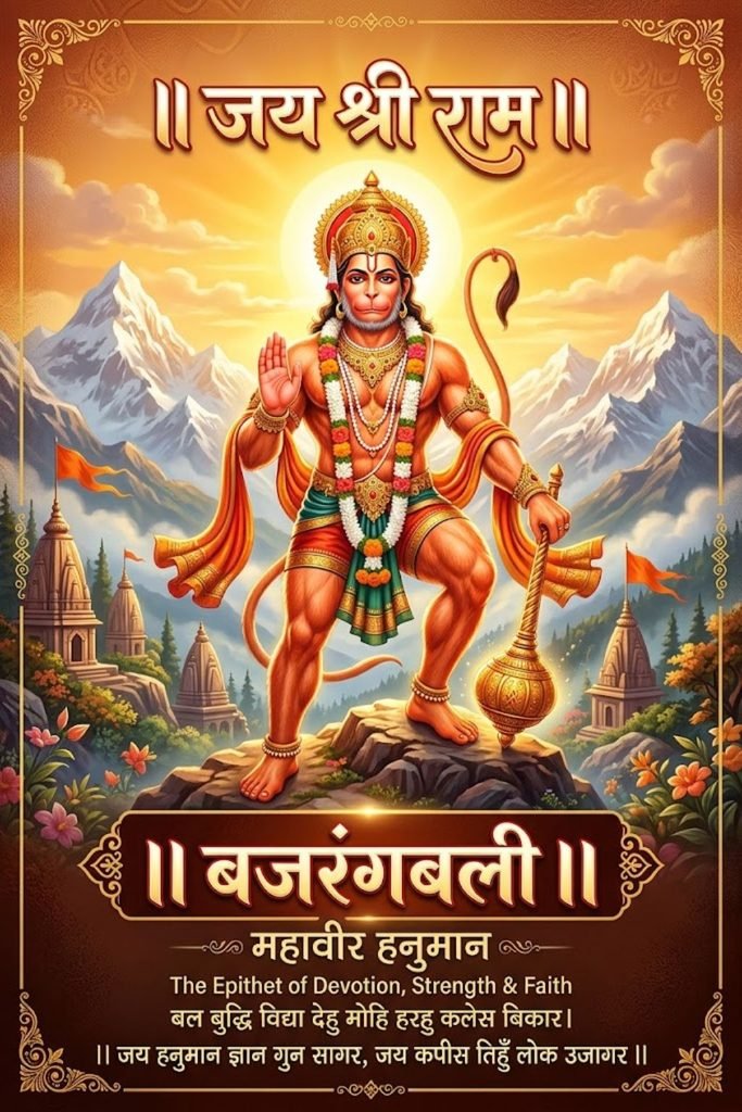 Bajrangbali Captions