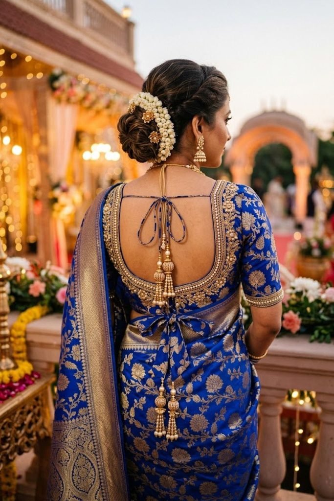Banarasi Saree Blouse Back Design 🕌