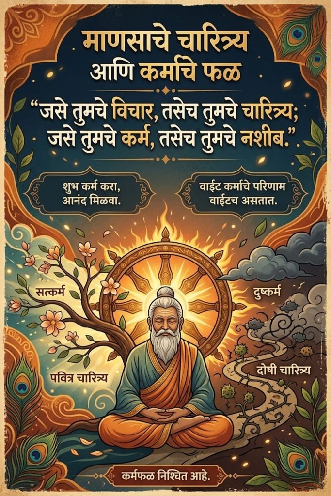 Character Karma Quotes in Marathi