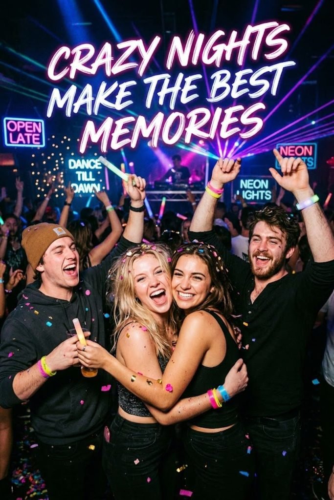 "Crazy Nights Make the Best Memories" 
