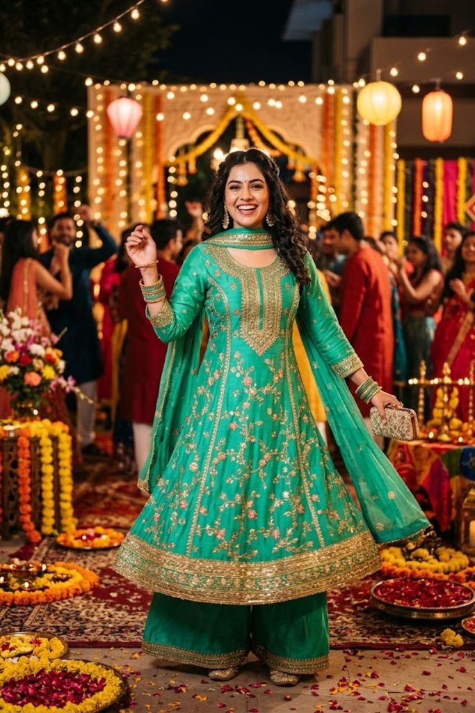 Festival & Party Kurti Captions