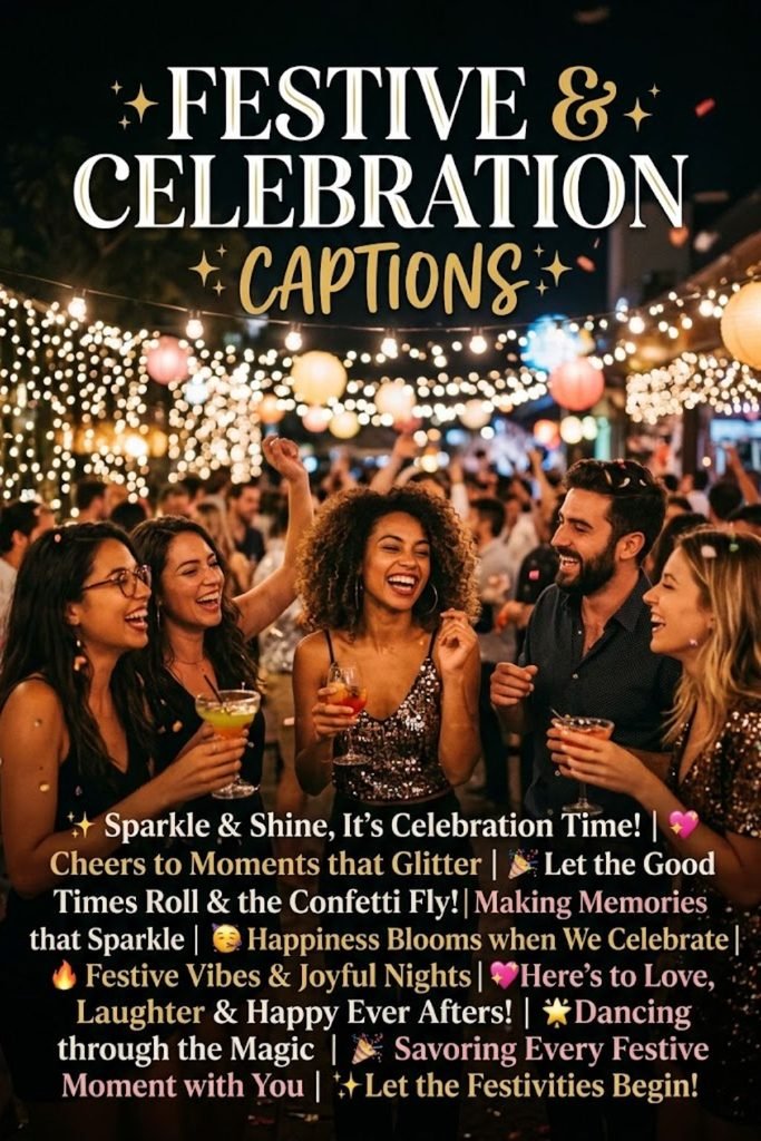 Festive & Celebration Captions