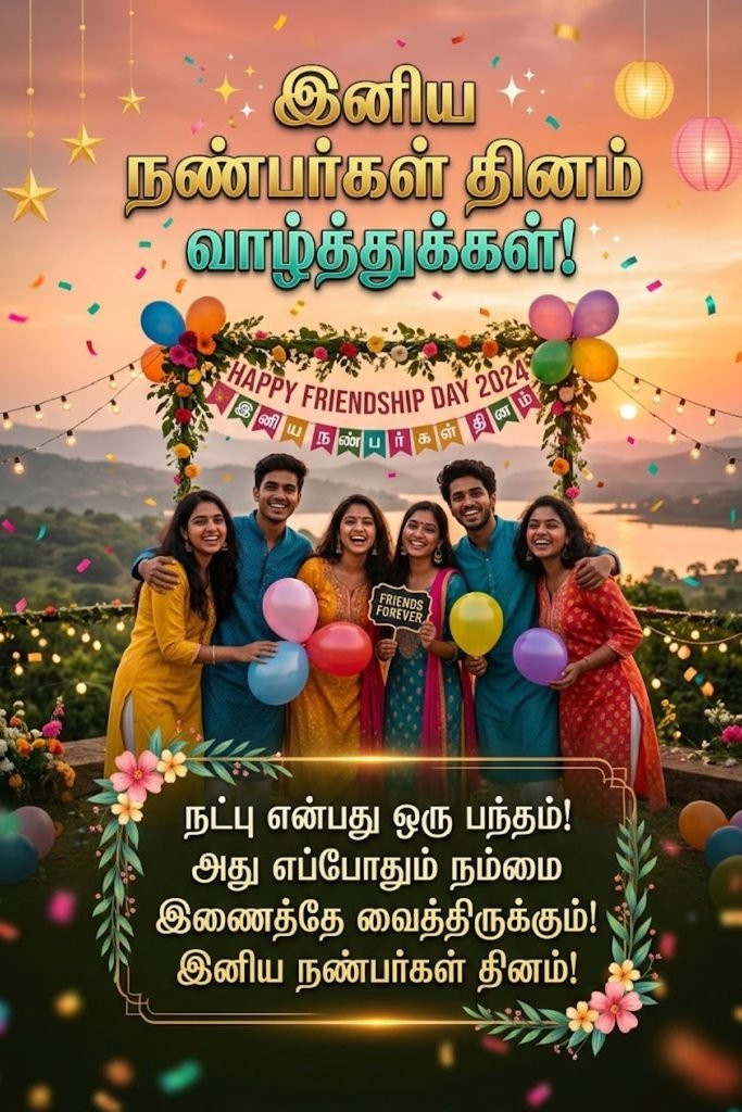 Friendship Day Quotes in Tamil 🎊