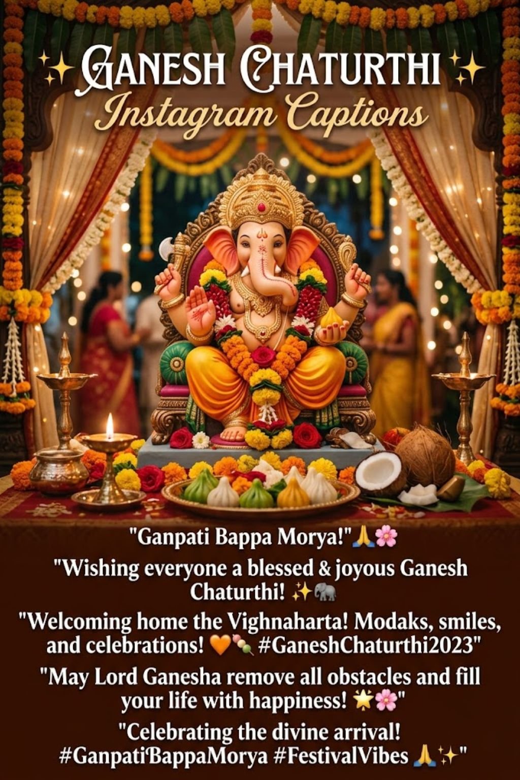 Ganesh Chaturthi Instagram Captions