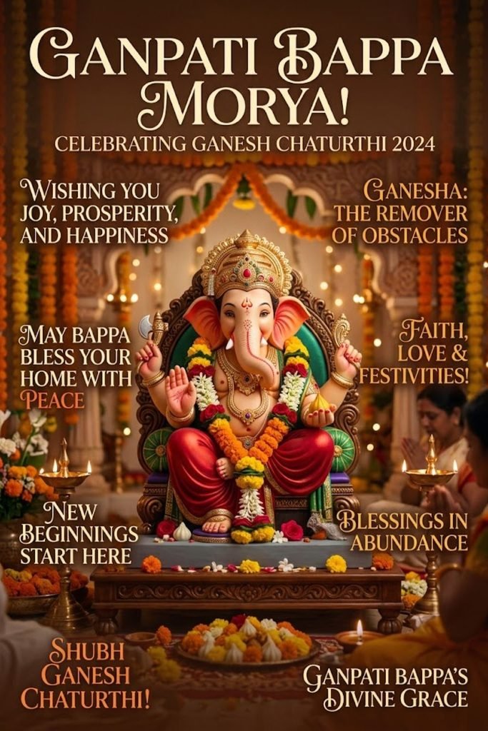 Ganpati Bappa Captions in English