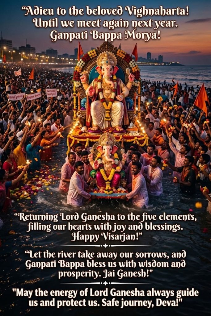 Ganpati Visarjan Quotes in English