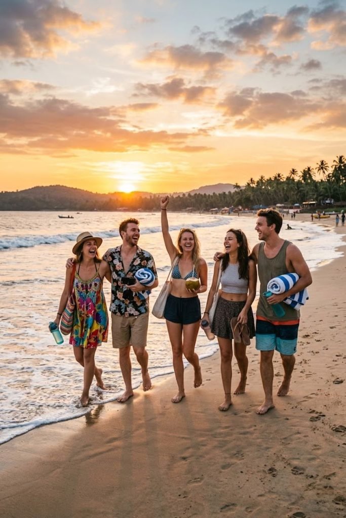 Caption for Goa Trip with Friends