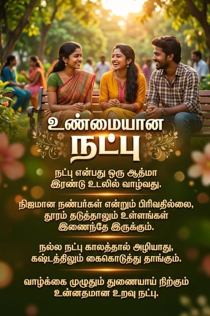 Good Friendship Quotes in Tamil ✅