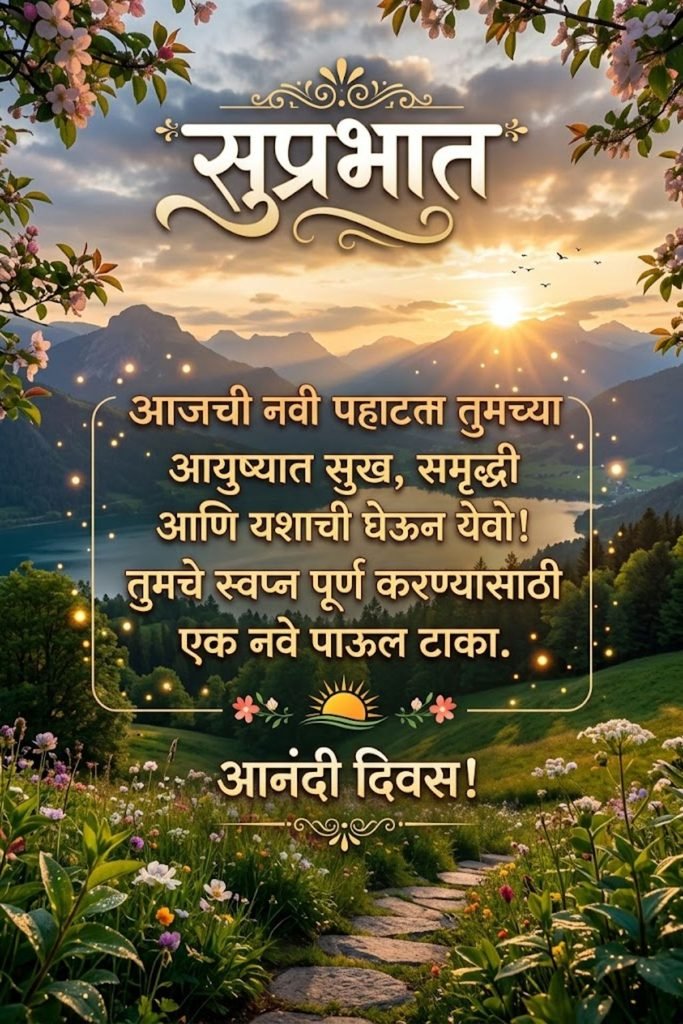 Good Morning Inspirational Quotes in Marathi