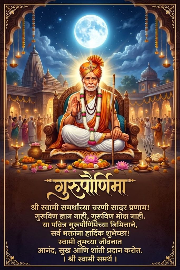 Guru Purnima Quotes in Marathi for Swami Samarth