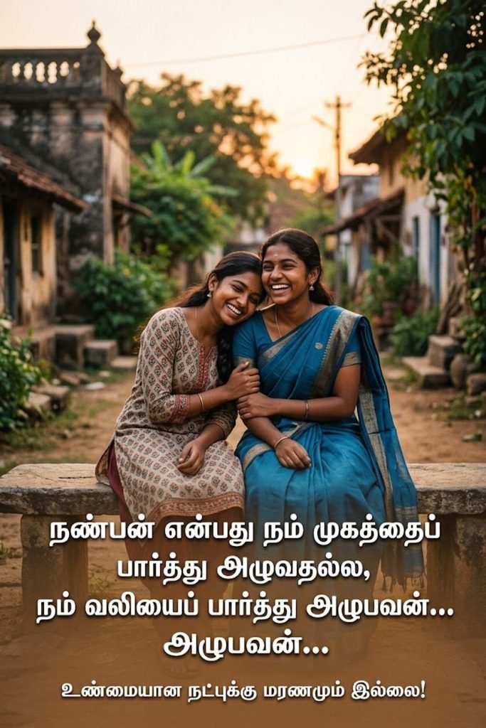 Heart Touching Friendship Quotes in Tamil Text & Font 💖