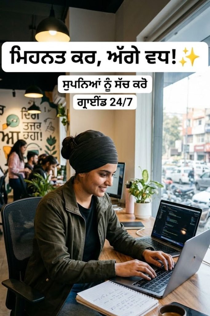 Inspirational Punjabi Captions for Instagram Growth & Grind