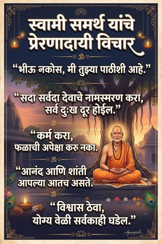 Inspirational Swami Samarth Quotes in Marathi