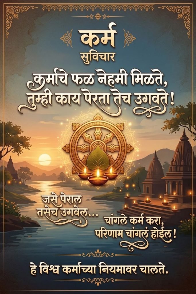 Karma Quotes in Marathi Language