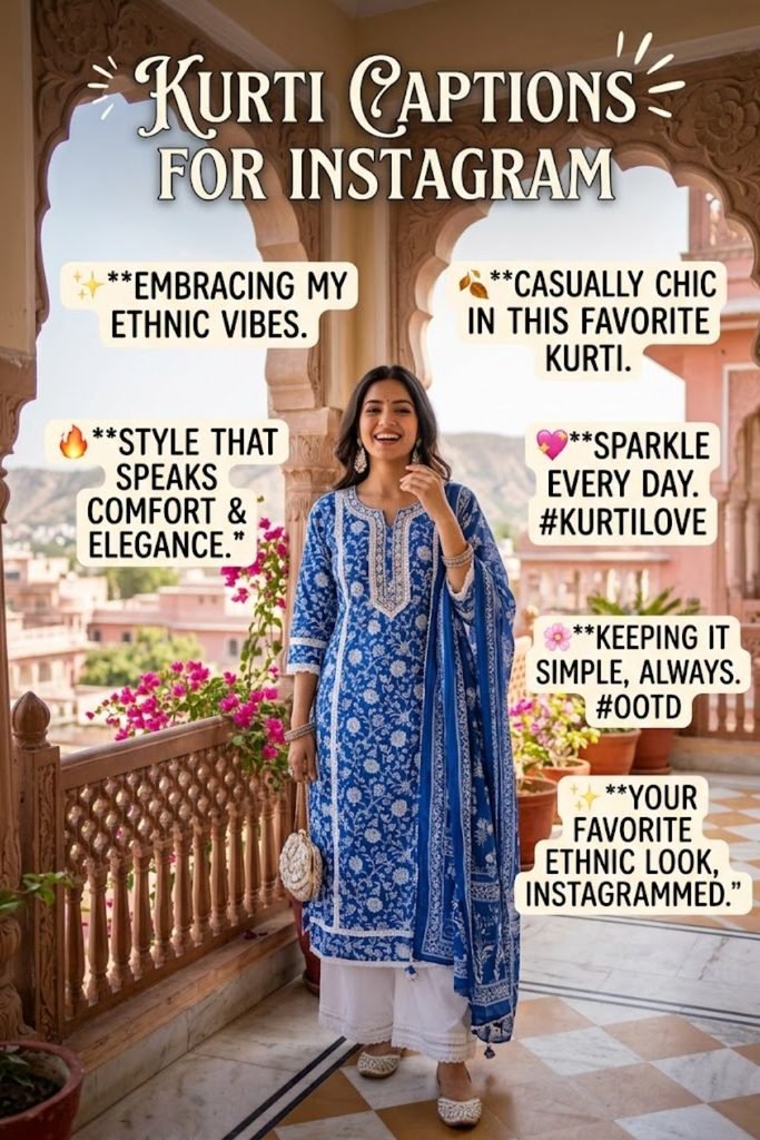 Kurti Captions for Instagram