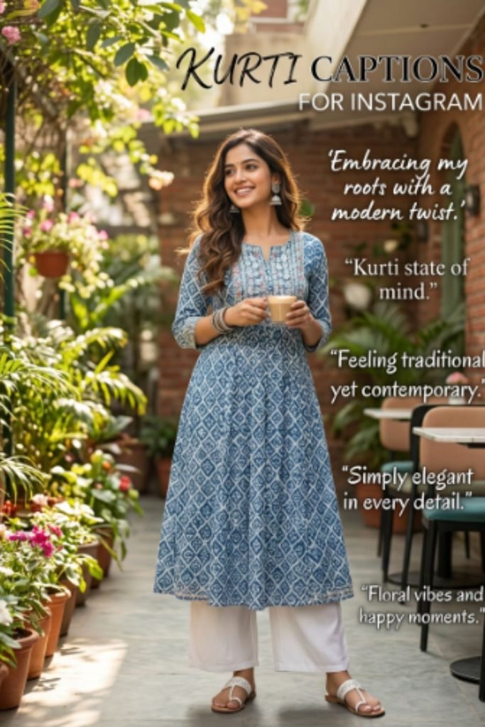 Kurti Captions for Instagram for Girl