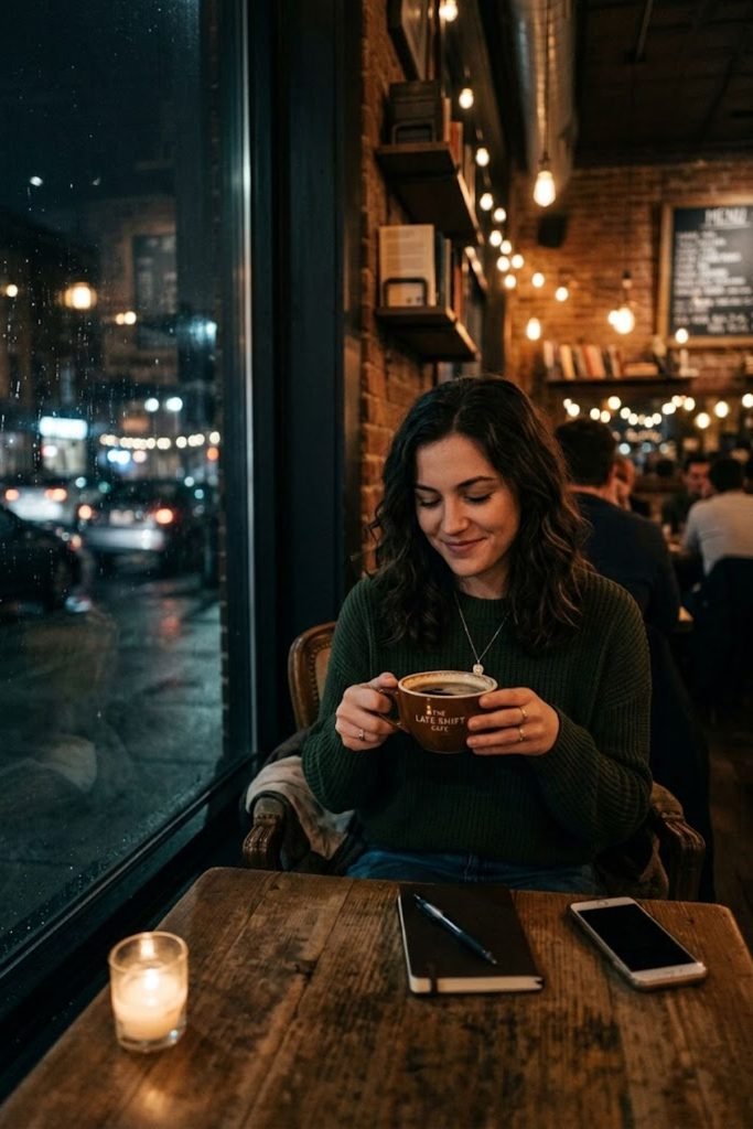 Late Night Coffee Captions