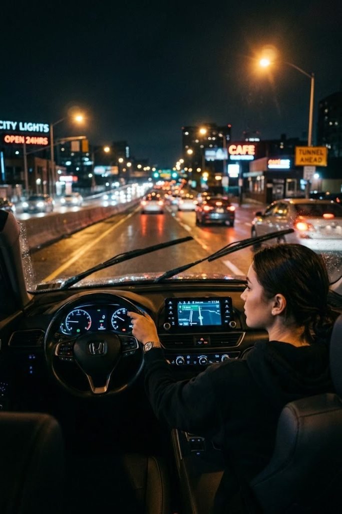 Late Night Drive Instagram Captions 