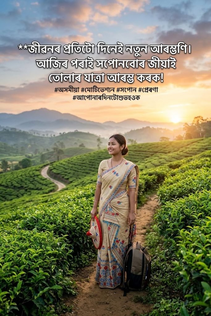 Motivational Assamese Caption for Instagram
