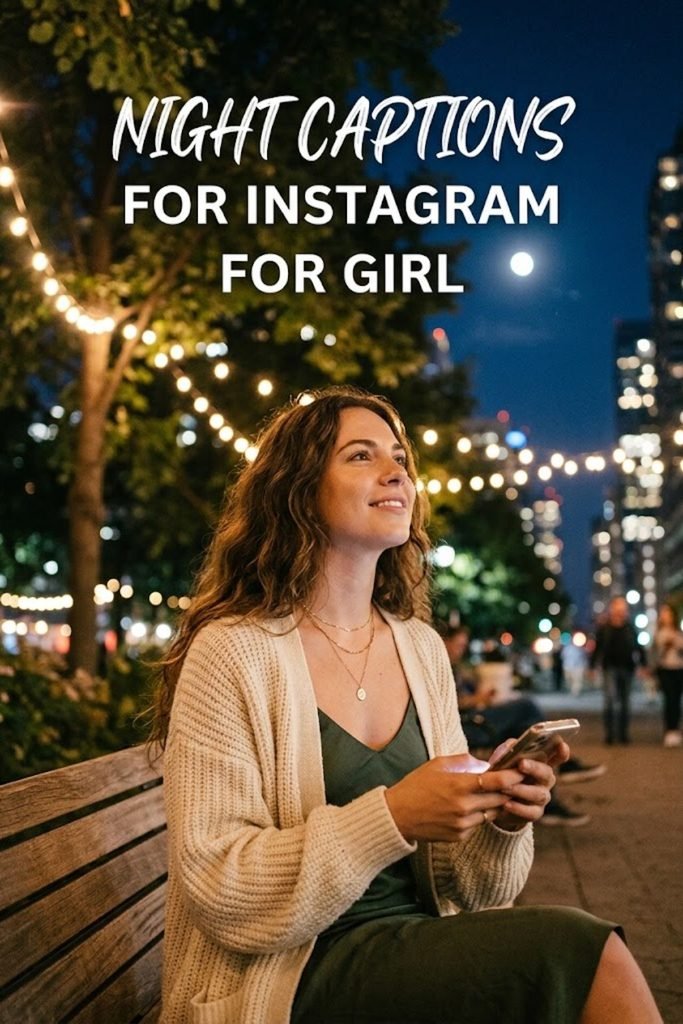 Night Captions for Instagram For Girl 