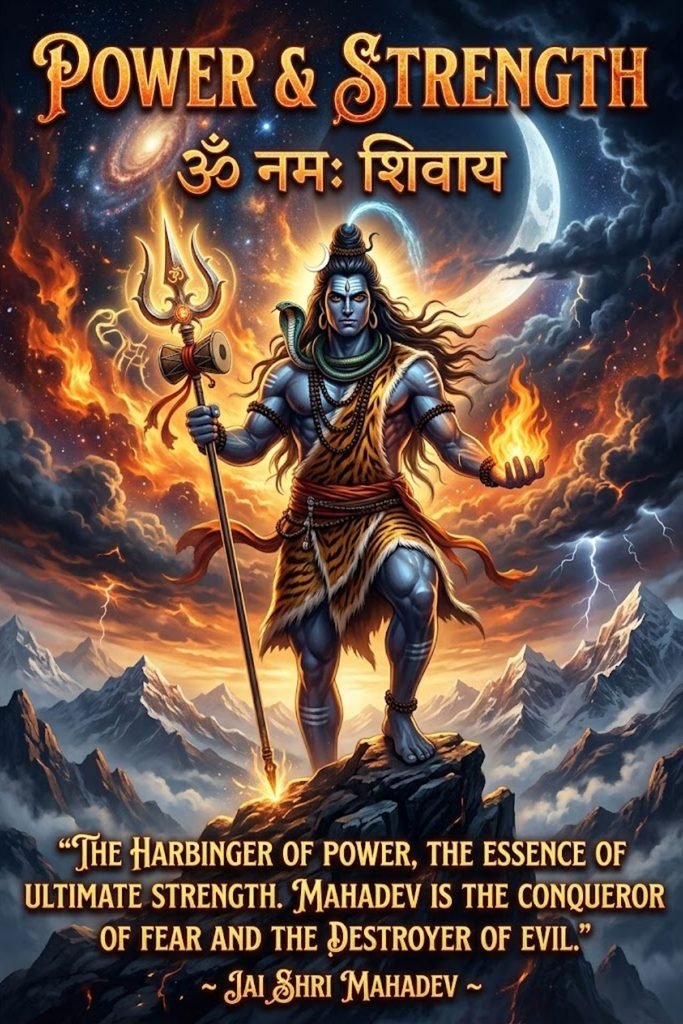 Power & Strength Mahadev Quotes