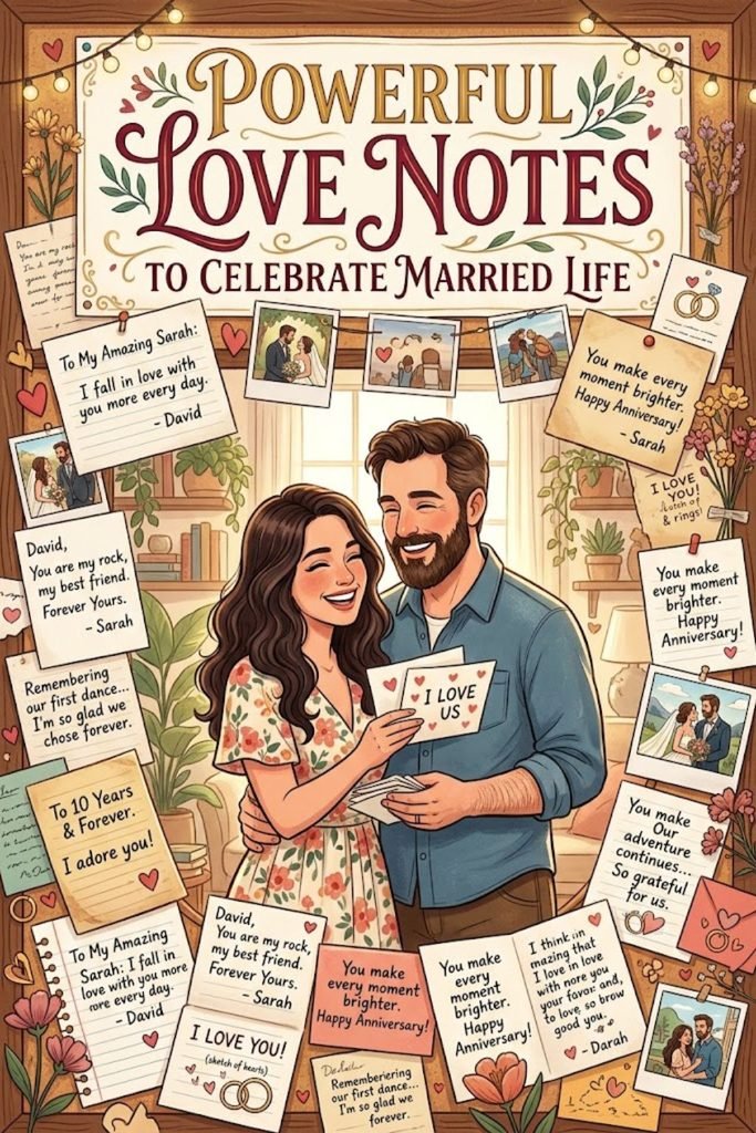 Powerful Love Notes to Celebrate Married Life