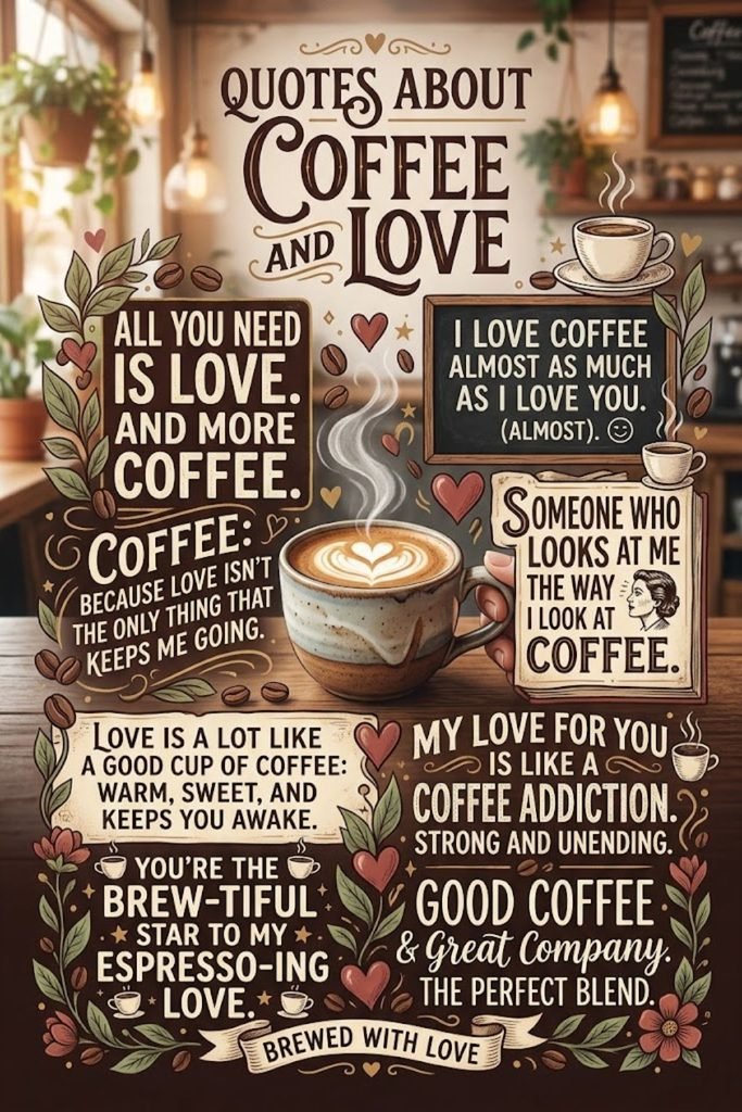 Quotes About Coffee and Love