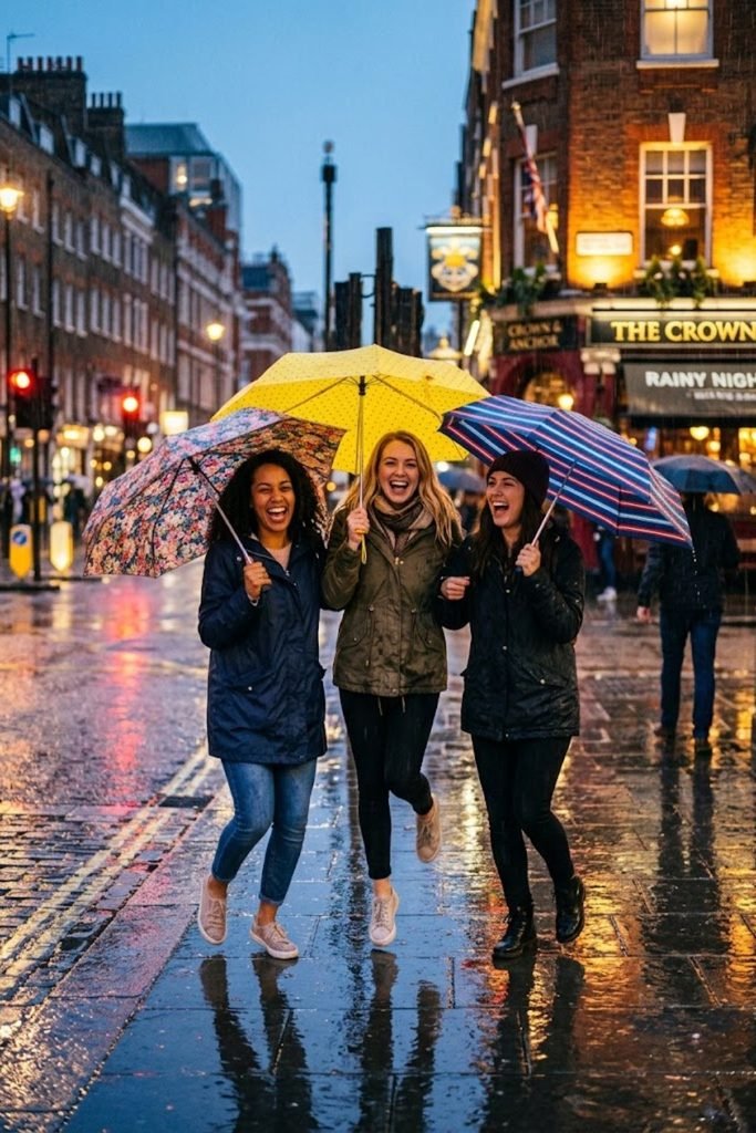 Rain Captions for Instagram with Friends 👯