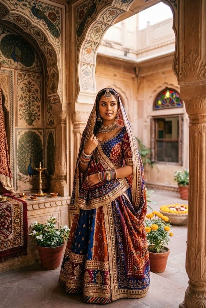 Rajasthani Look Captions in English 🌟