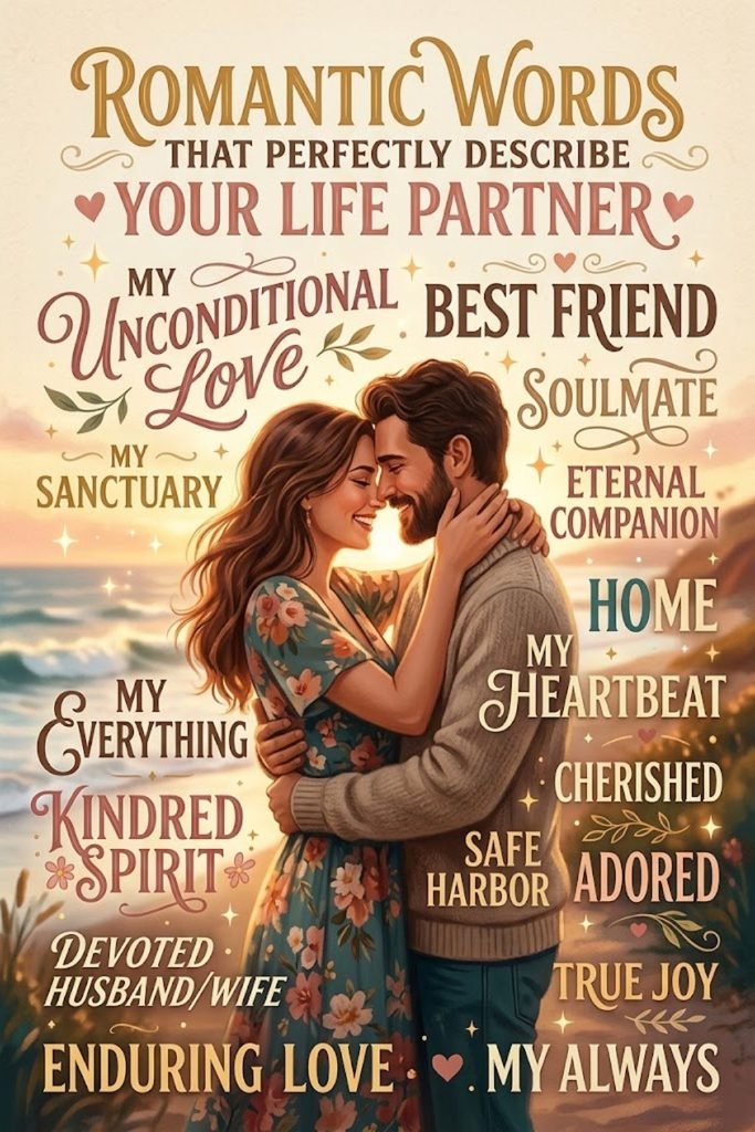 Romantic Words That Perfectly Describe Your Life Partner