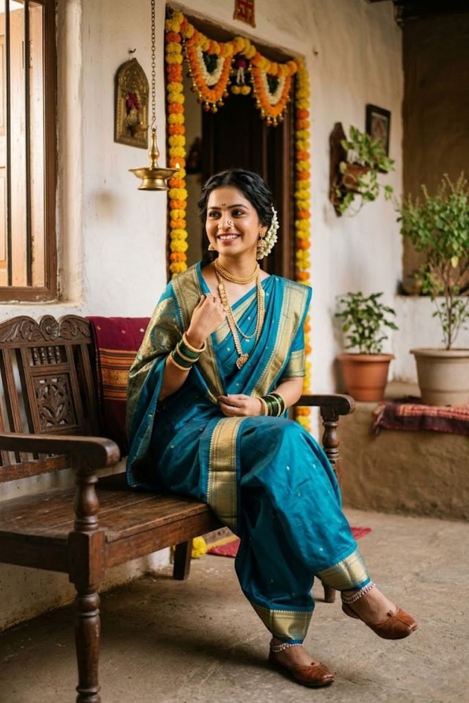 Short Captions for Marathi Look for Instagram