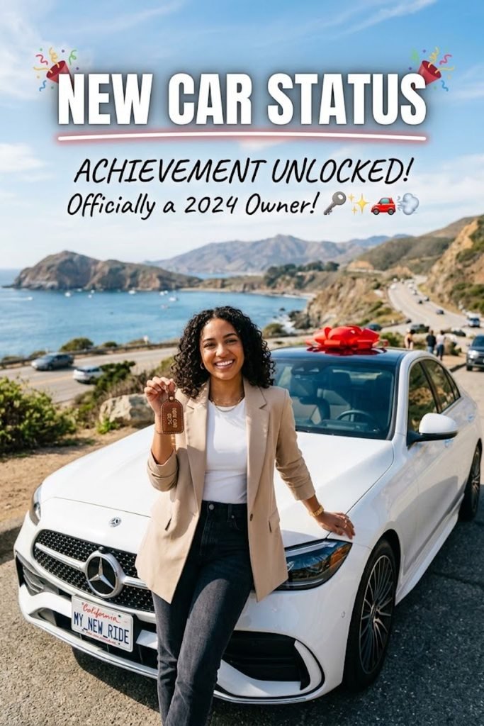 New Car Status Caption