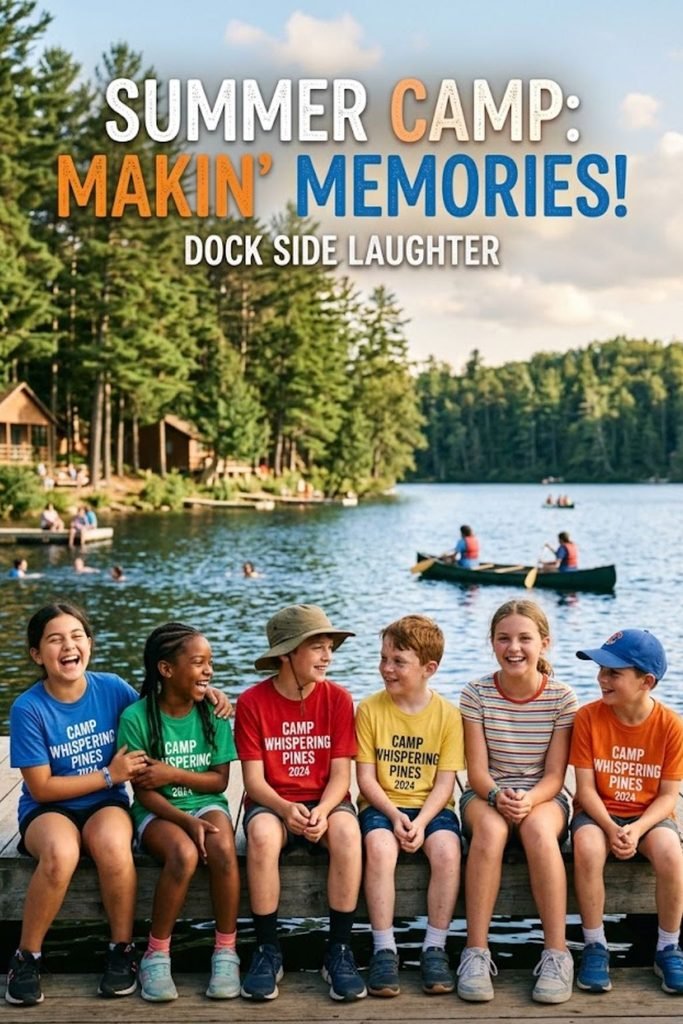 Summer Camp Captions