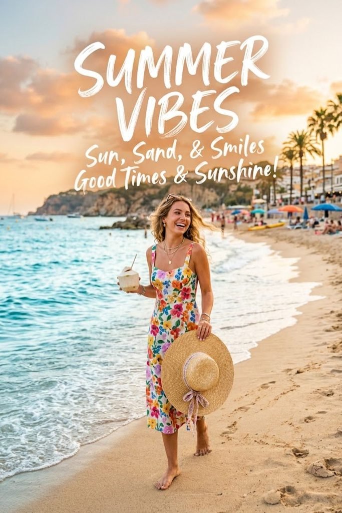 Summer Vibes Caption