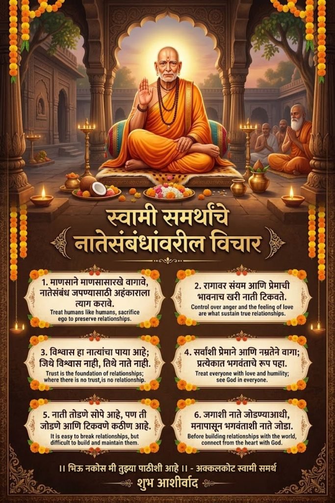 Swami Samarth Quotes on Relationship