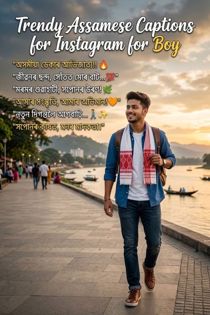 Trendy Assamese Captions for Instagram for Boy