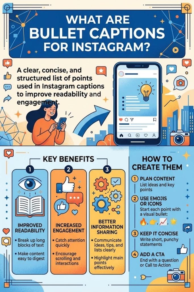 What Are Bullet Captions for Instagram?