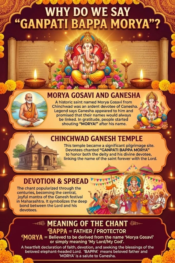 Why Do We Say "Ganpati Bappa Morya"?