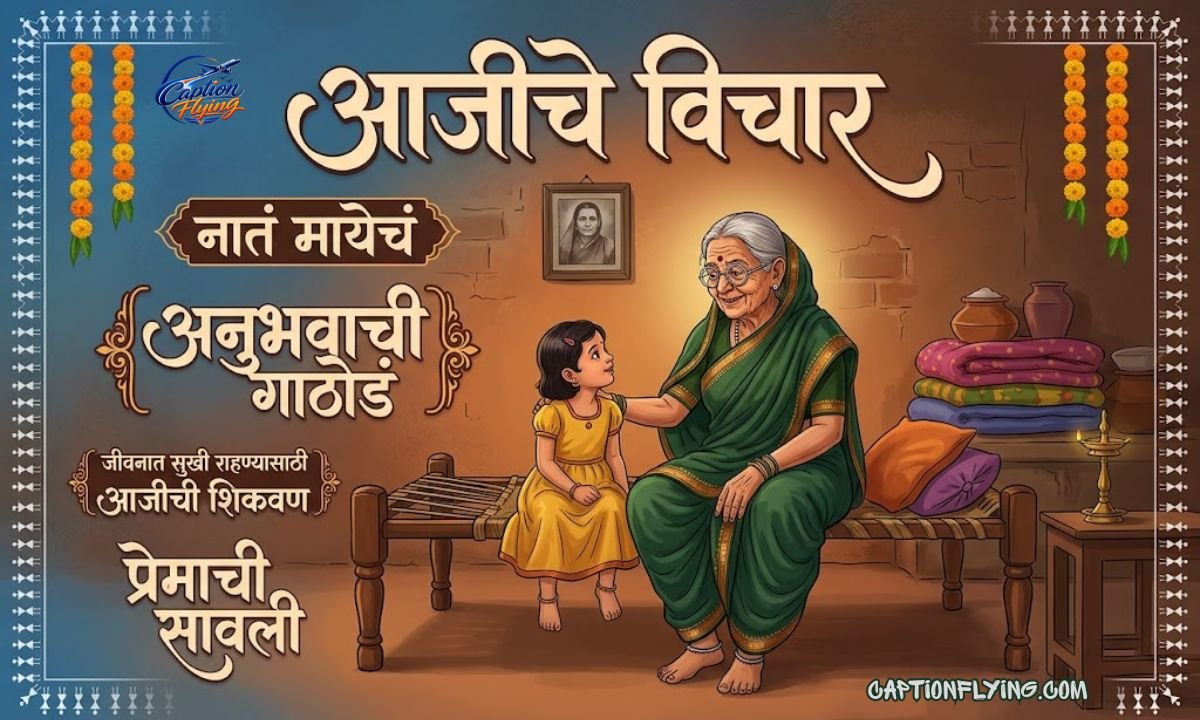 190+ Best Aaji Quotes in Marathi | आजीवरील प्रेम, आठवणी, सुंदर & भावनिक सुविचार